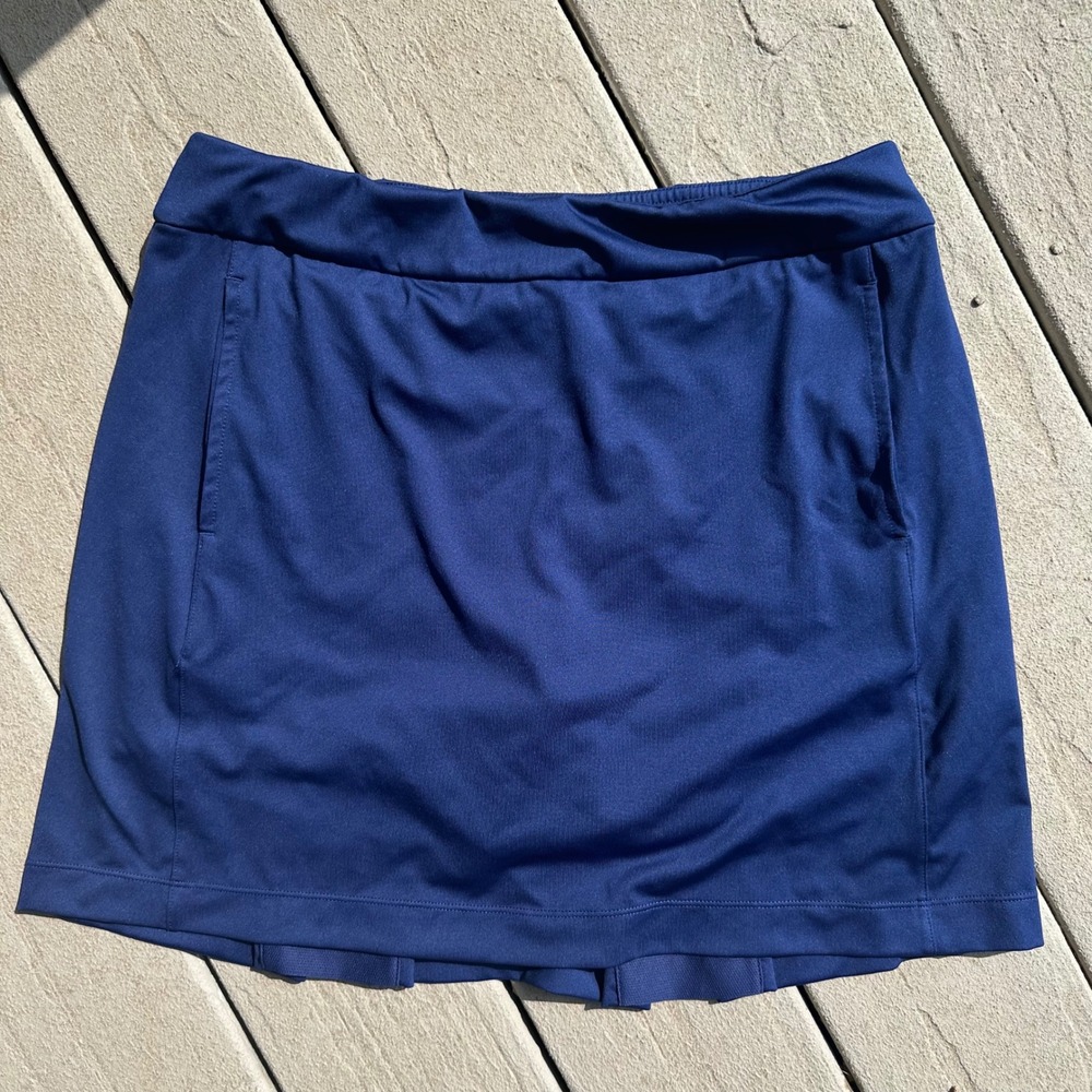 EP‎ New York Golf Skort Athletic Pleated Pockets Activewear Blue Size S
